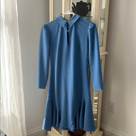 Shoshanna Dresses & Skirts - Shoshanna Blue Dress with Collar